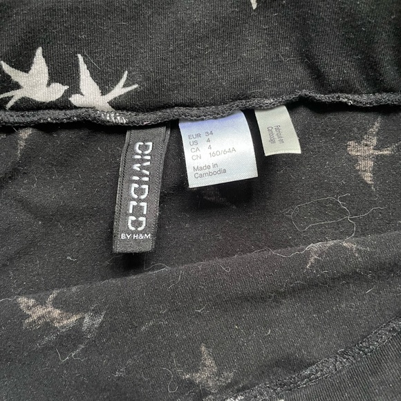 bird print mini skirt - Picture 2 of 2